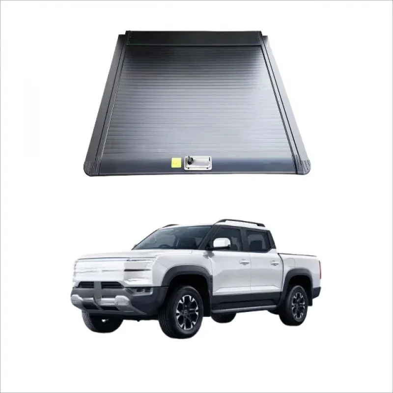 

New Roll N Lock Roller Lid Anti-Pressure Electric Manual Retractable Shutter Cover Aluminum