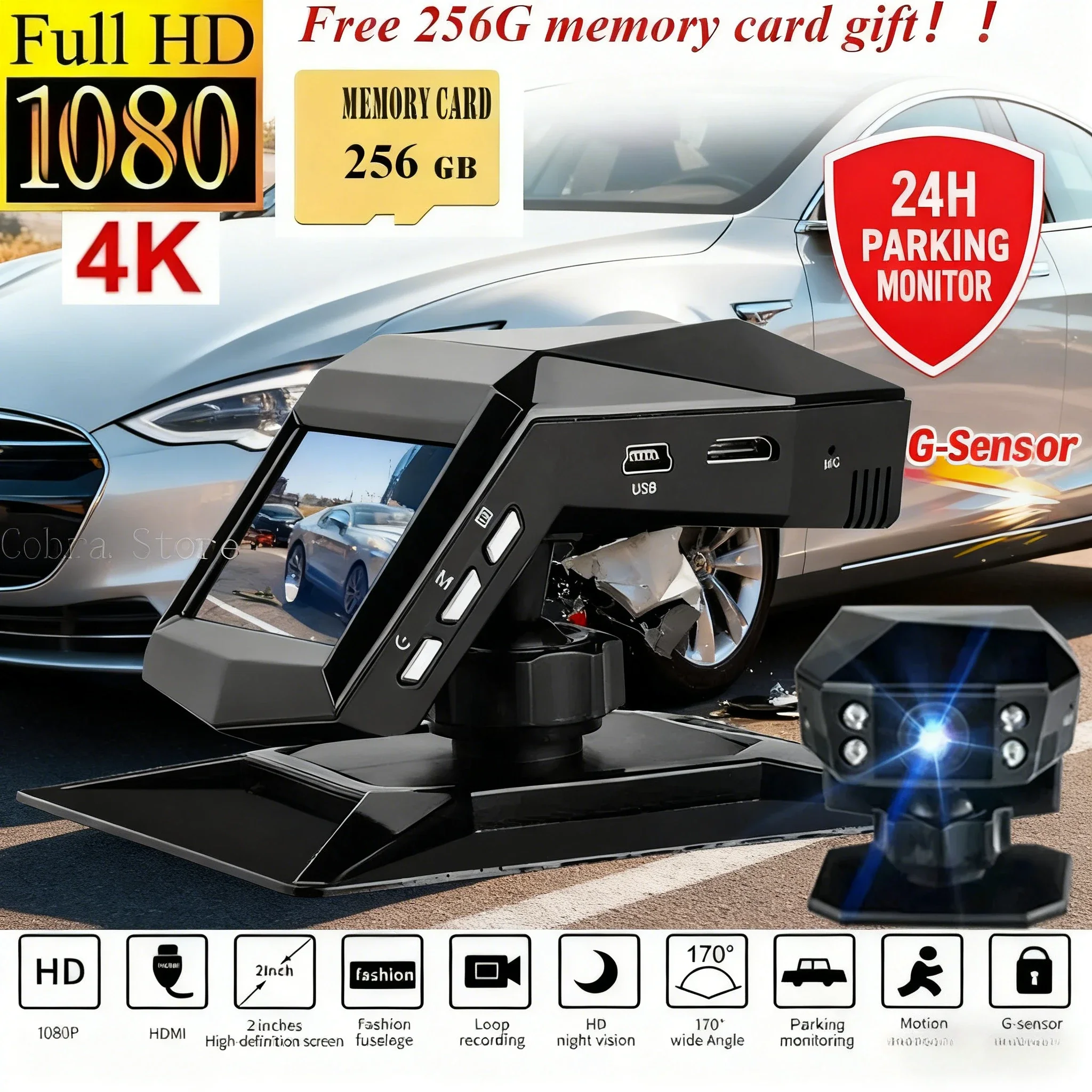 4K Hd Car Dvr Dash …