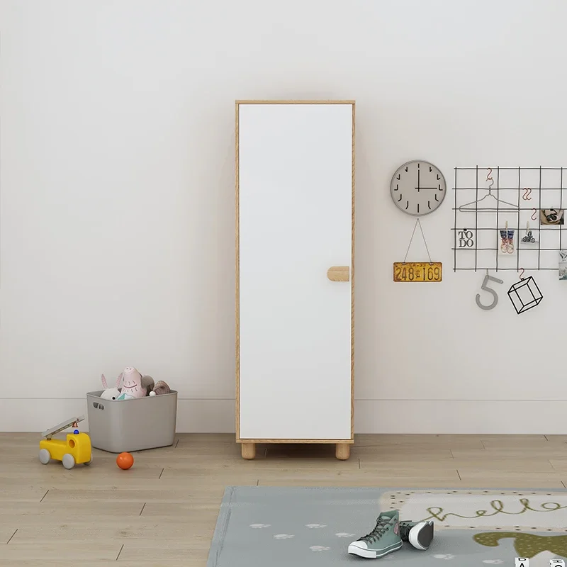 منزل صغير: خزانة ملابس منزلية للأطفال بلون خشبي أصلي، غرفة نوم، خزانة زاوية، خزانة #4