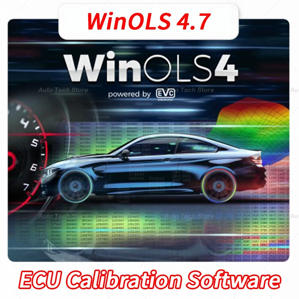 4 IN 1 ECU Programming Tool Winols 4.7 Software+ 93GB Damos Files +ECM TITANIUM 26100+ Immo Service Tool V1.2+Install Video Guid