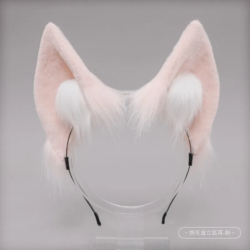 

Neko Osakana Cosplay Cat Ear Soybean colored Prop tail Handmade Fox Cosplay Ear Prop Accessory