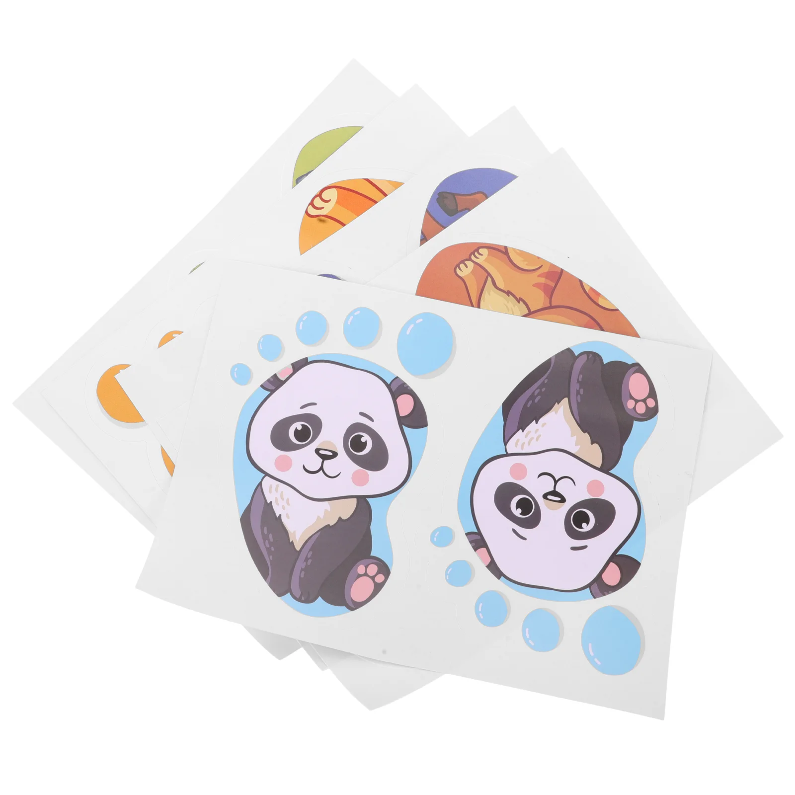 Foot Stickers Jungle Theme Decorations for Classroom Pvc Kindergarten Floor Decals Child