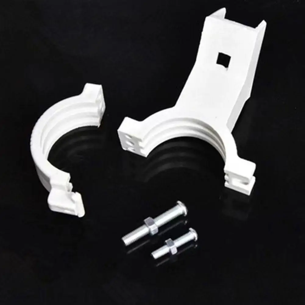 High Frequency Head Clamp TV Antenna Jig Bracket Clamp White KU Fixed LNB Plastic Mounting Thickened Tuner Jig Household