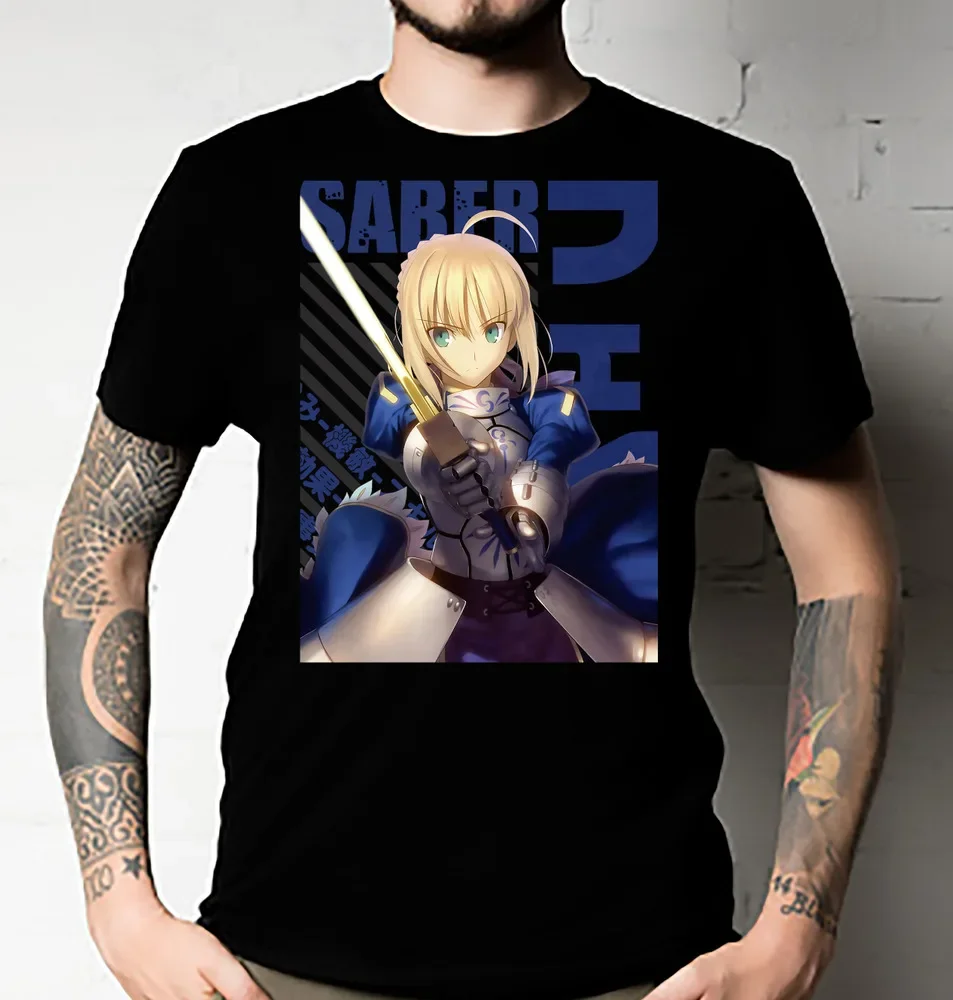 

Fate - Saber Essential TShirt Unisex Tshirt . ALL SIZESHigh Quality 100%Cotton Short Sleeve