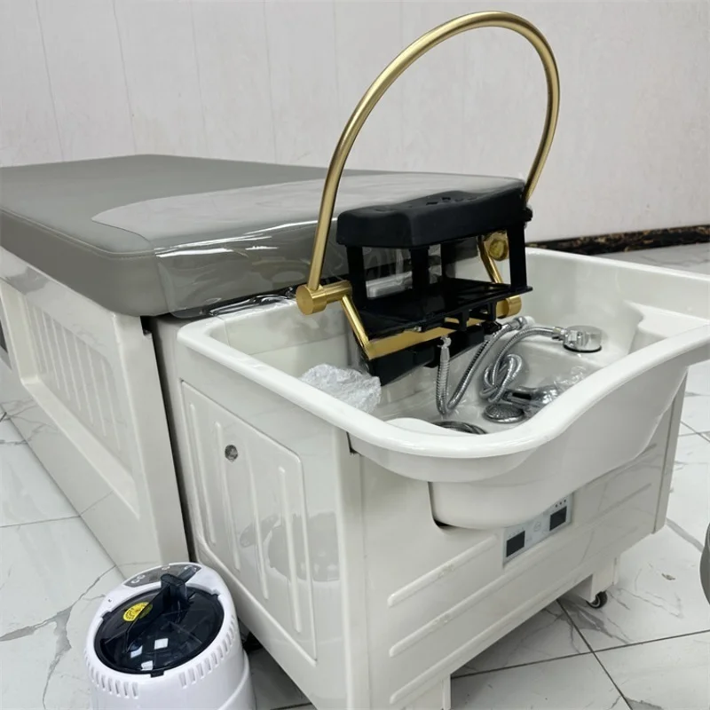 Manual Head Spa Massager Spa Bed Design for Shampooing and Shampooing