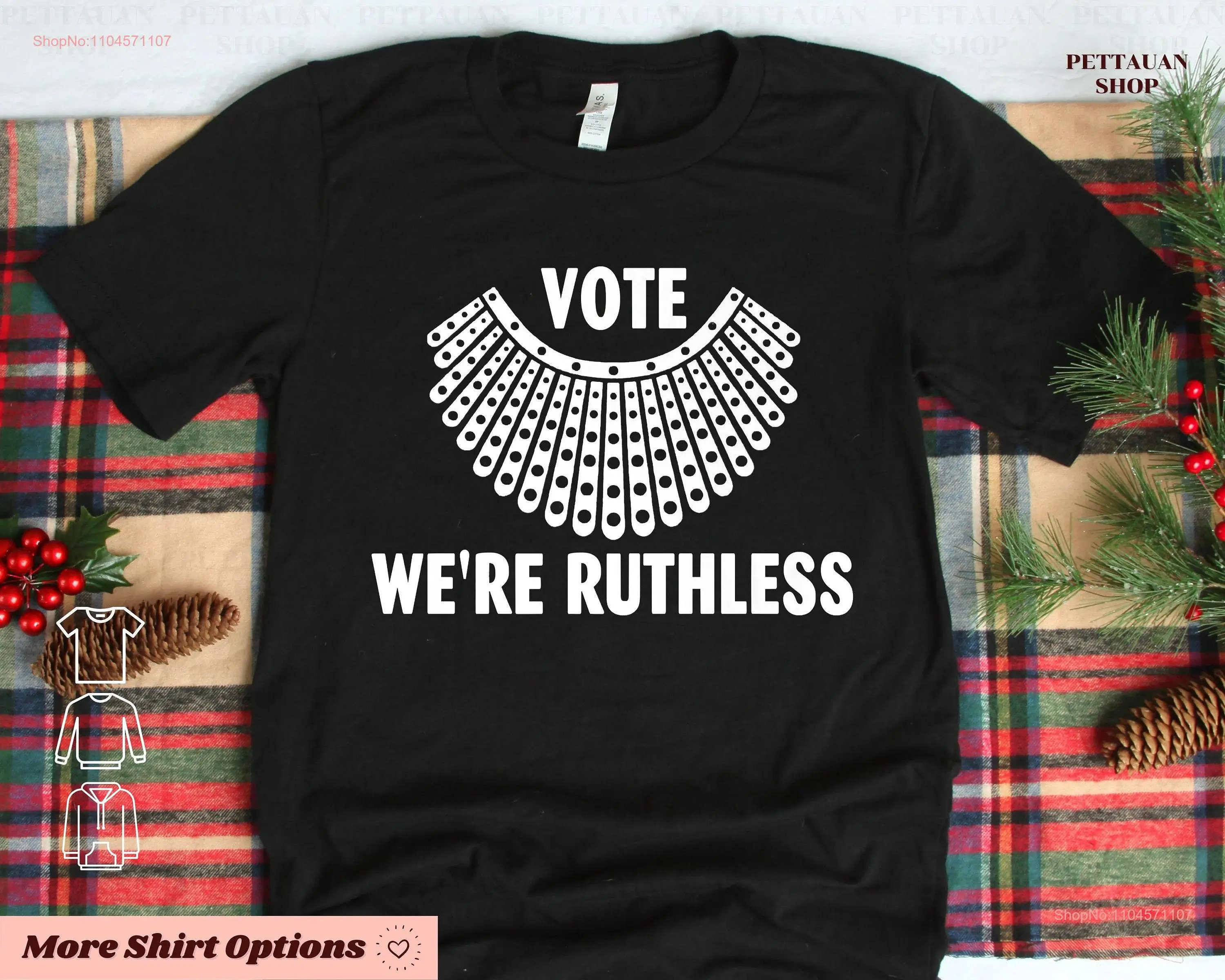 تي شيرت نسائي ينصهرنا بدون قسط تي شيرت RBG SweaT s I Dissent My Body Choice حقوق الإجهاض تستخدمك