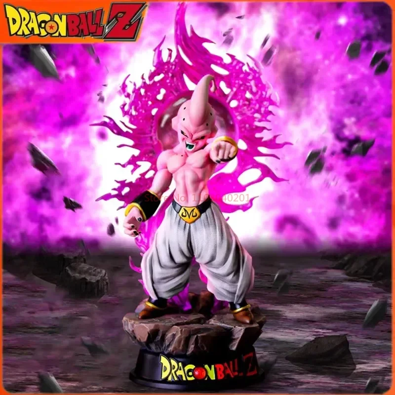 

37CM Anime Dragon Ball Z Majin Buu PVC Action Figure Illuminated GK Toy Figure Collection Majin Boo Model Toy Kid Birthday Gift