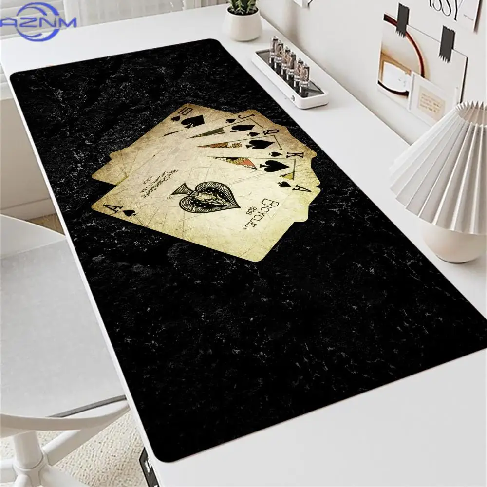 Poker Design Mouse phone Pad Large MousePad XXL Gaming Rubber playmat Lock Desk Mat Computer mouse Gamers work carpet office