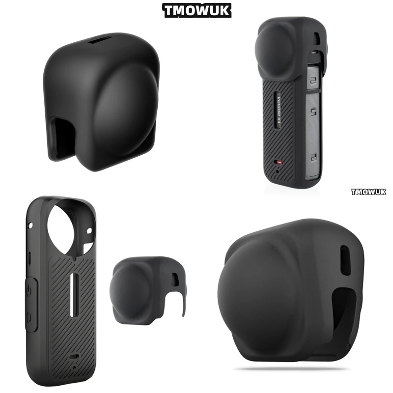 

For Insta360 X4 Impact Resistant Silicone Jacket For 360 Camera Protection
