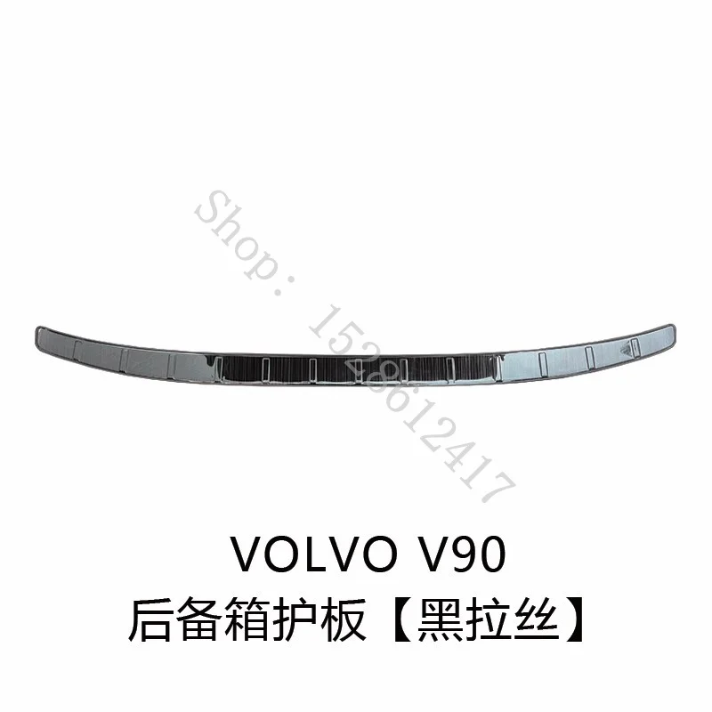 

For Volvo V90/CC 2017 2018 2019-2024 Car styling Stainless Steel Rear Bumper Protector Sill Trunk Tread Plate Trim rear styling