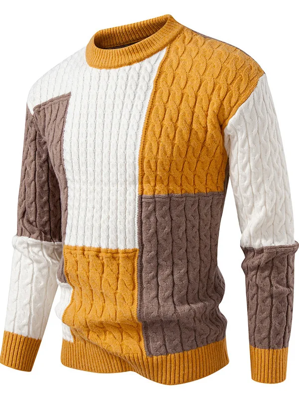 

Мужской длинный вязаный свитер Sve, повседневный круглый Ne Base irt, осень-зима, Новое поступление, облегающий свитер из полиэфирного волокна, большой размер