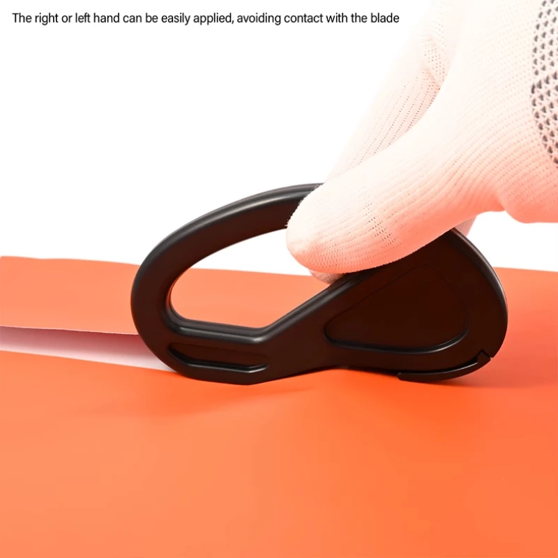 5pcs packaging paper manual cutter, kraft paper sliding safety cutting trimmer, scrapbook tool, car color changing film cutting