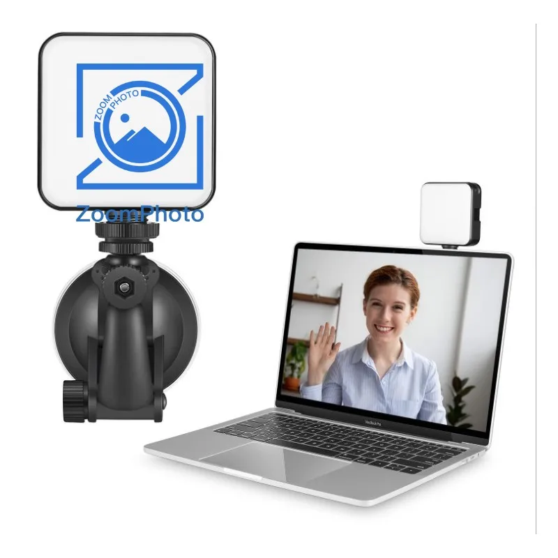 Soonpho W64ミニledライトポータブル2色ledビデオ写真照明selfieライブvlog強化記入lightphones videの