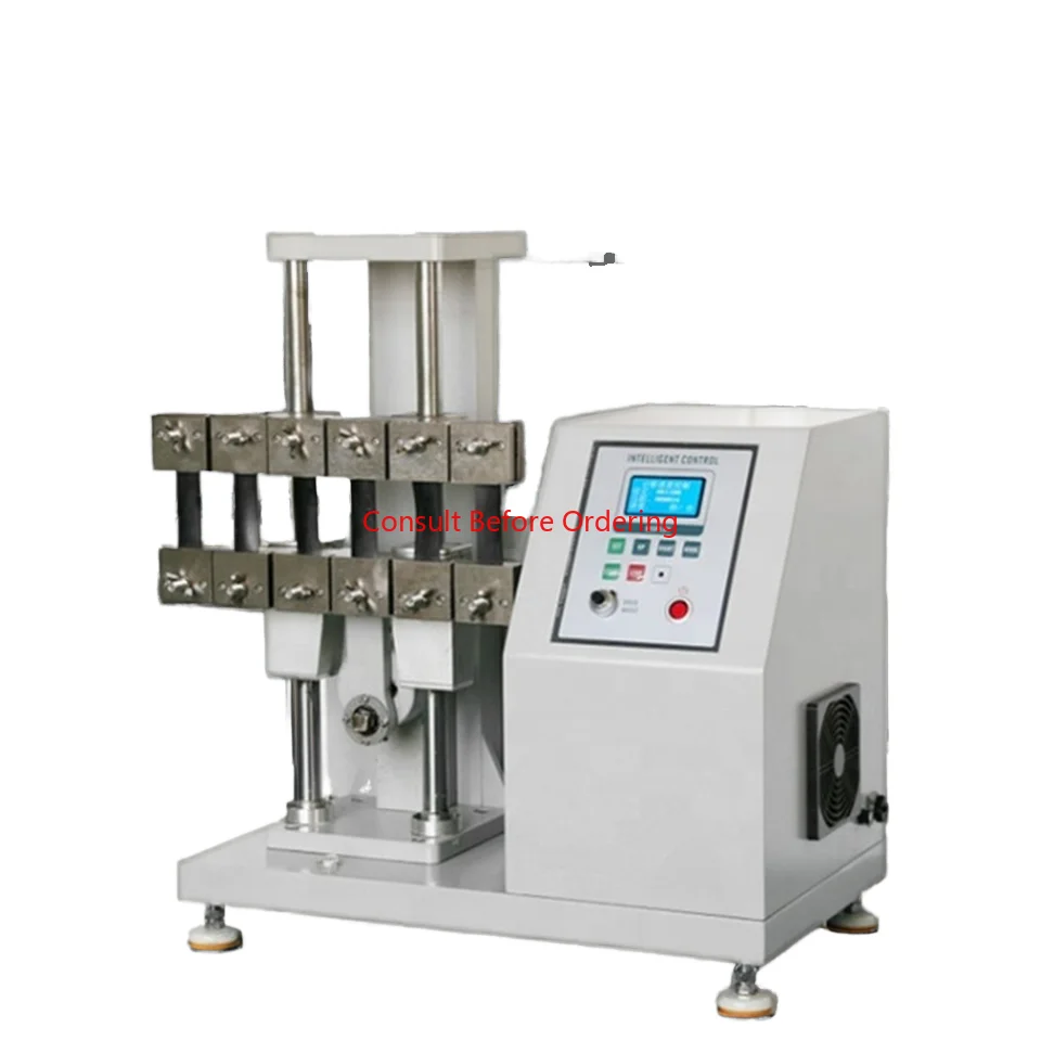 High Quality Rubber Fatigue Flexing Resistance Test Machine Electronic 220V Optical LCD Display 1-Year Station Use