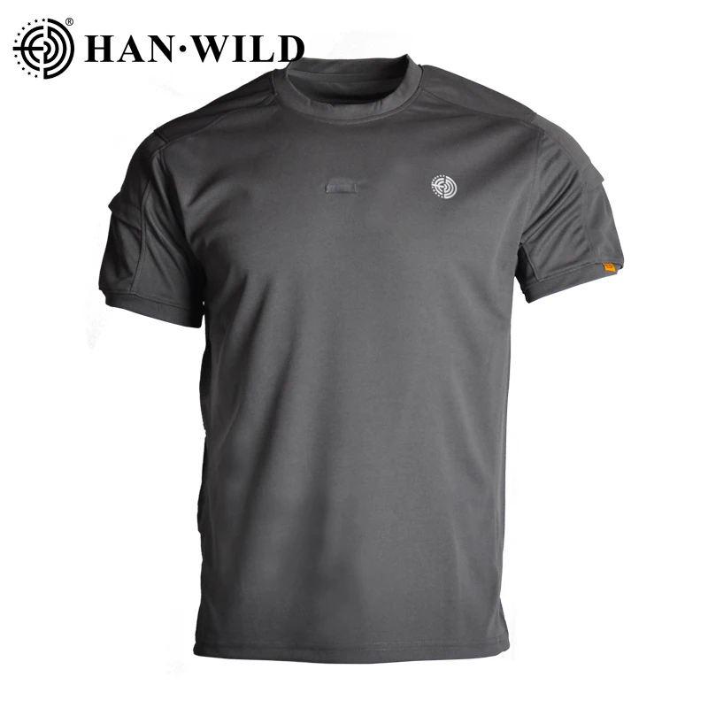 Outdoor Shirt Fast Dry Men's Breathable Tactical Golf Hiking Tee Shirts Military Sports Tennis T-Shirts Workout Work Army Shirts