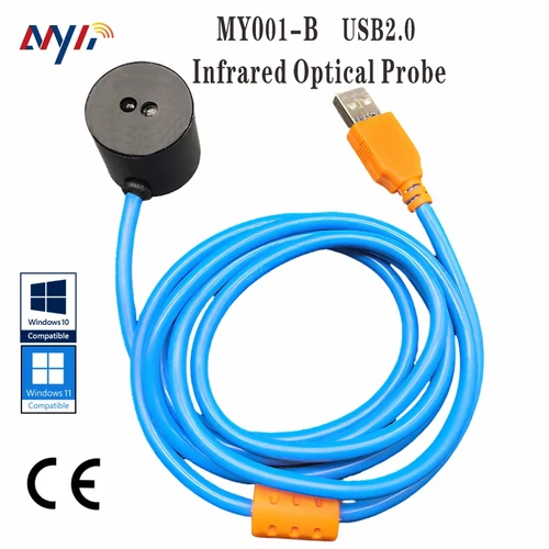 Imagen 1 del producto Adaptador óptico infrarrojo Win7/8/10/11 USB a IR para medidor de energía IEC1107 DLMS kWh medidor de Gas lectura de medidor de agua