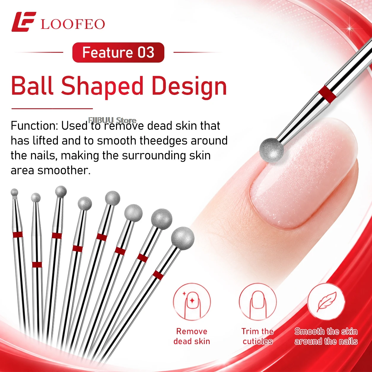 8PCS Nail Drill Bit Carbide Fine Grit Set 8 Sizes Bits Milling Cutter for Manicure Pedicure Cuticle Nail Prep Gel Polish Removal