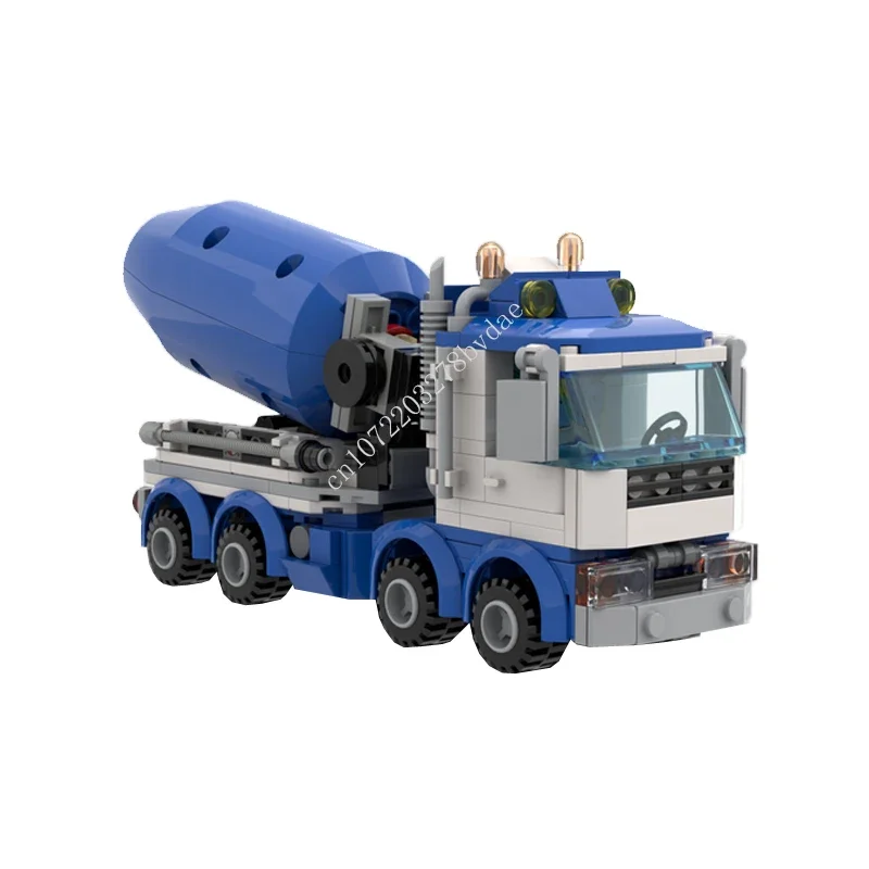 

336PCS MOC City Construction Equipment Cement Mixer Folding Platform Model Building Blocks Bricks Creative Assembly Toys Gifts