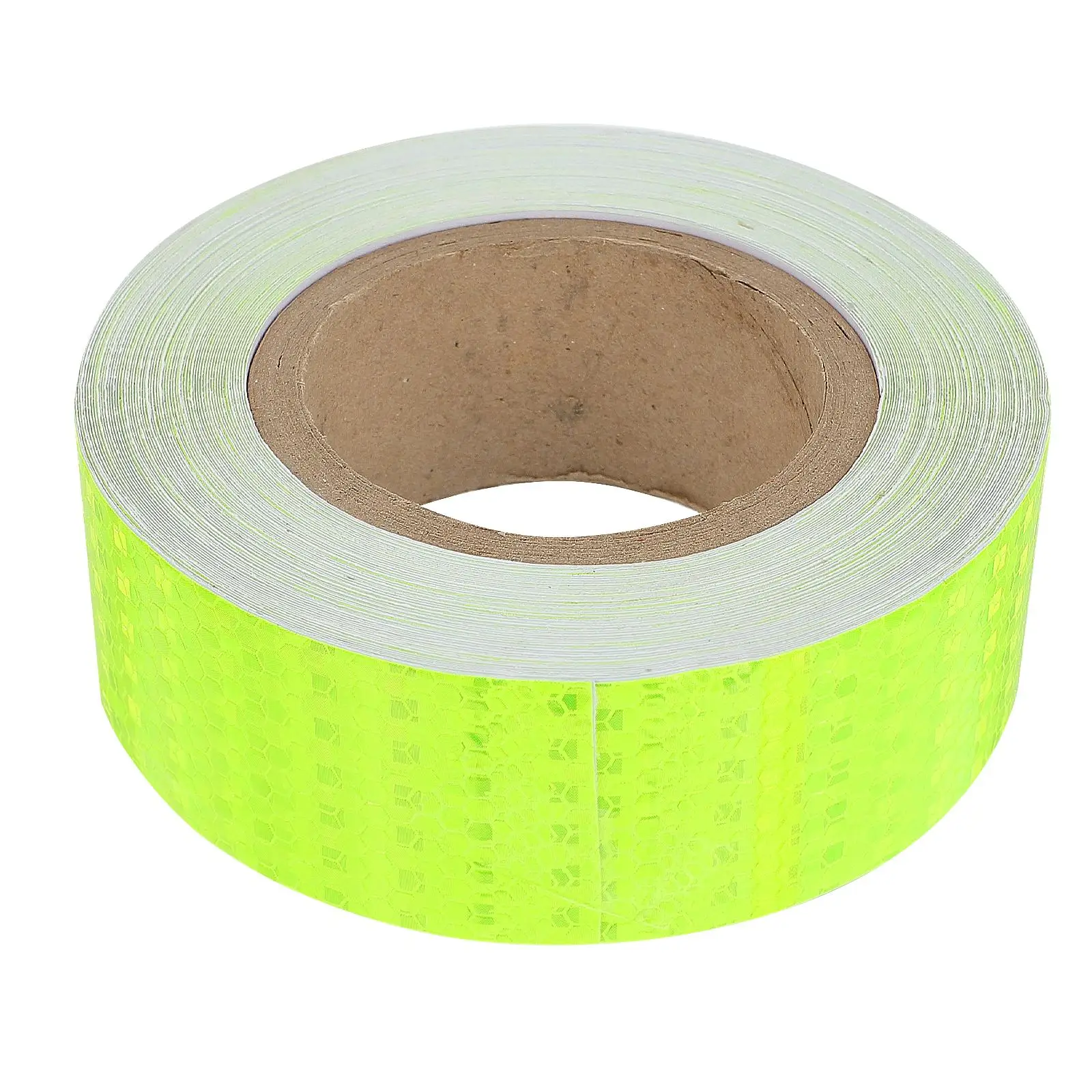 Reflective Stickers Bright Yellow Tape Night Fluorescent Warning Useful Pvc Luminous