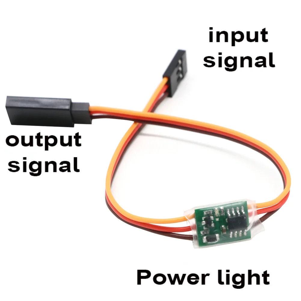 PPM/PWM Servo amplificatore di segnale 90 gradi esteso a 180 angolo aumenta espansore 3V-16V cavo di prolunga per RC Racing Drone fai da te