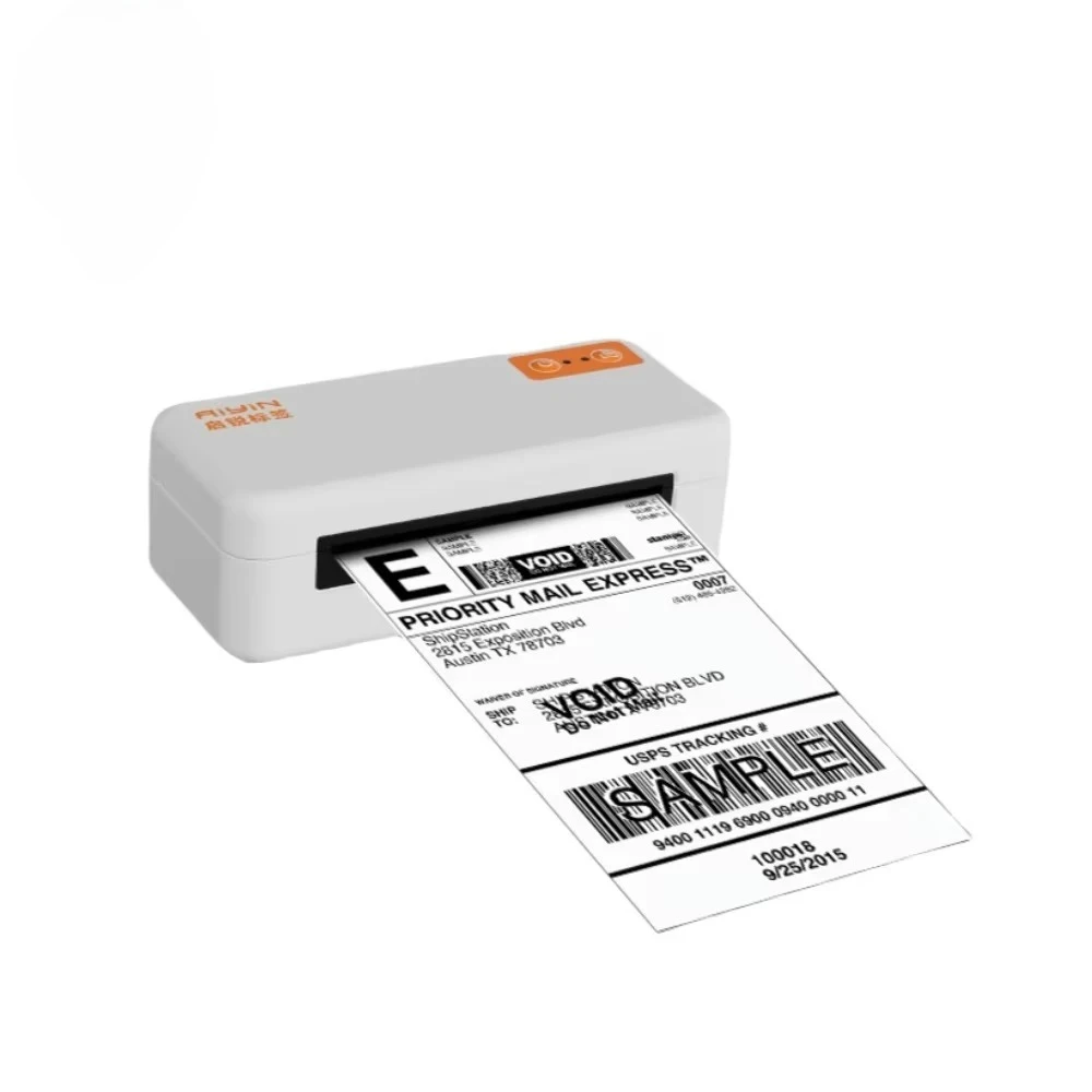AIYIN E41 4x6 Wireless Shipping Label Printer USB Bluetooth Express Warehouse Thermal Printer Waybill Sticker Barcode Printer