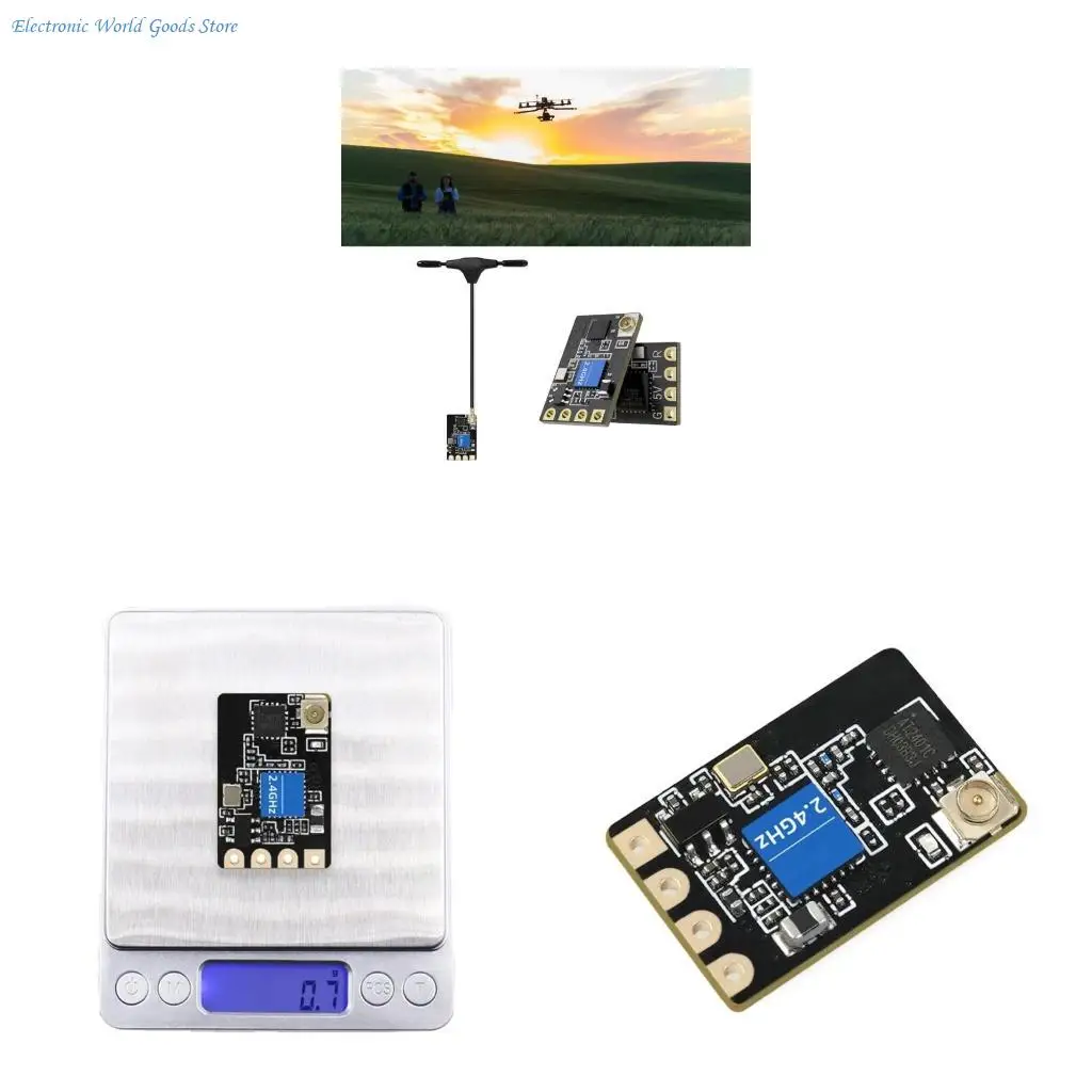 A3PD ELRS 2.4G PA100 Receiver ExpressLRS 2.4G for Projects Data Transfer