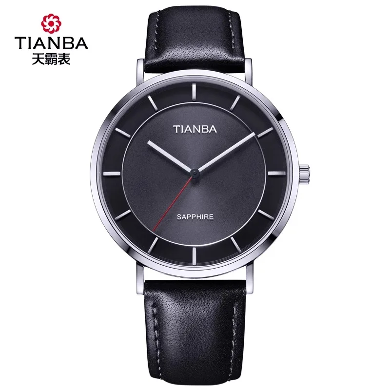 TIANBA Original Solar Energy Watch Women\'s Fashion Simple Watch Diamond Belt Waterproof Watch Ultra-Thin Women\'s Watch 9006