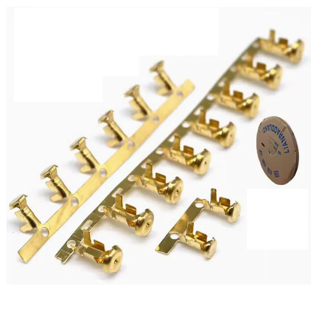 5000PCS/reel DJ9007A  5*20 terminal connector brass pin Waterproof harness terminal socket