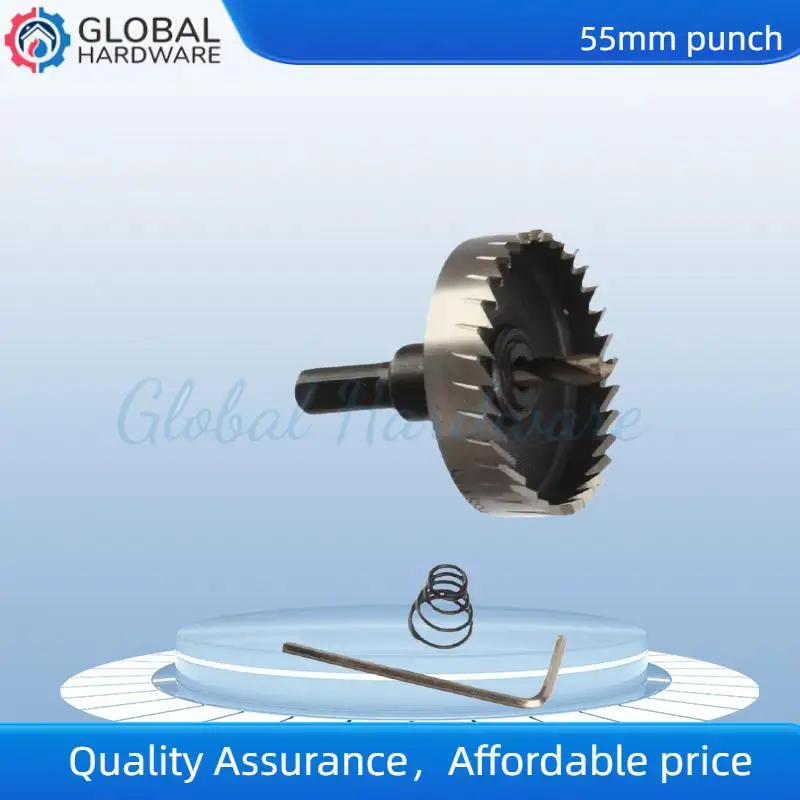 

Набор сверл HSS, кольцевая пила 55 мм, набор сверл, ручной инструмент для нержавеющей стали, дерева, металла, сплава, режущий наконечник, дрель