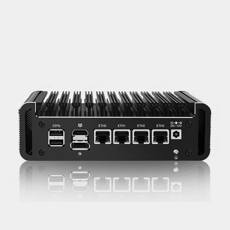 Topton Solid Firewall Intel i3 N355 N305 8 Core 4xi226-V 2.5G Mini PC N200 N150 DDR5 2xNVMe Fanless Soft Router Proxmox Server #3