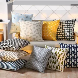 1Pcs Throw Print Pillowcase Geometric Decorative Cushion Cover Sofa Home Decor Decoration Pillow Cover