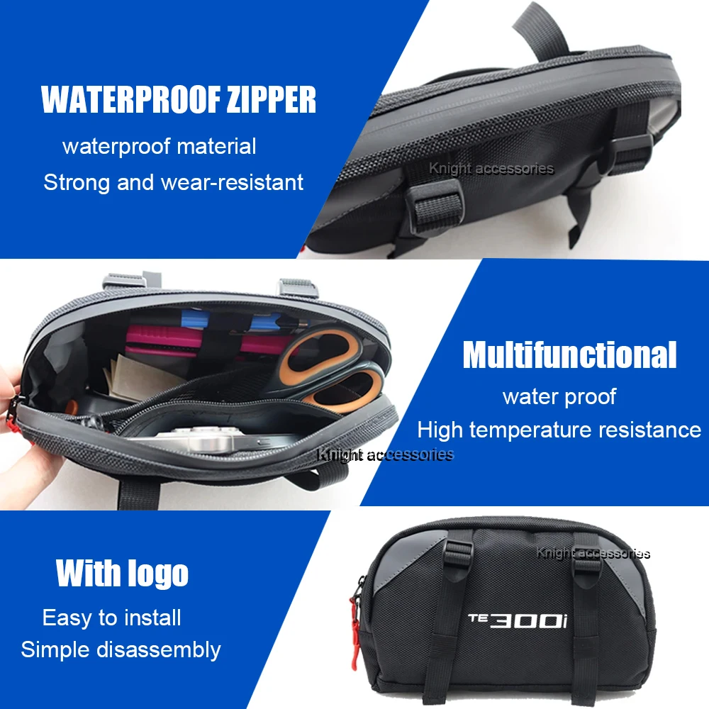For TE300i TE250i TE150i TE 300i 250i 150i Motorcycle front handlebar bag multifunctional storage bag travel bag