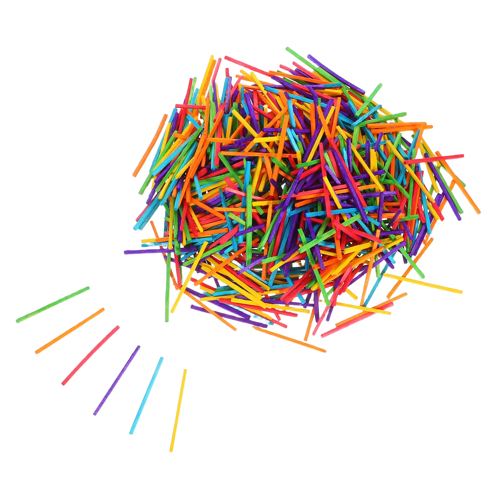 Bâtons artisanaux en bois, petits chevilles carrées, projets de bricolage, manipulation amusante et sûre, scénarios d'utilisation polyvalents, 1000 pièces