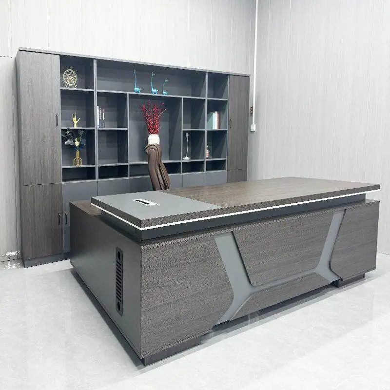 President boss senior sense office furniture panel class table and chair combination