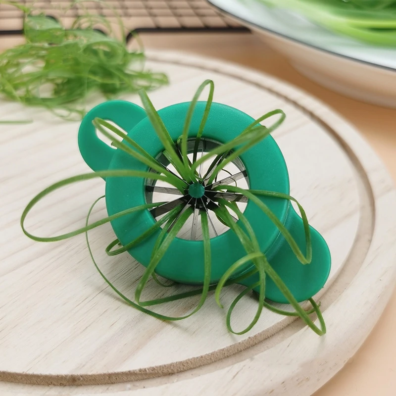 

Green Onion Easy Slicer Shredder Plum Blossom Cut Green Onion Wire Drawing Superfine Vegetable Shredder Cutter Kitchen Tool