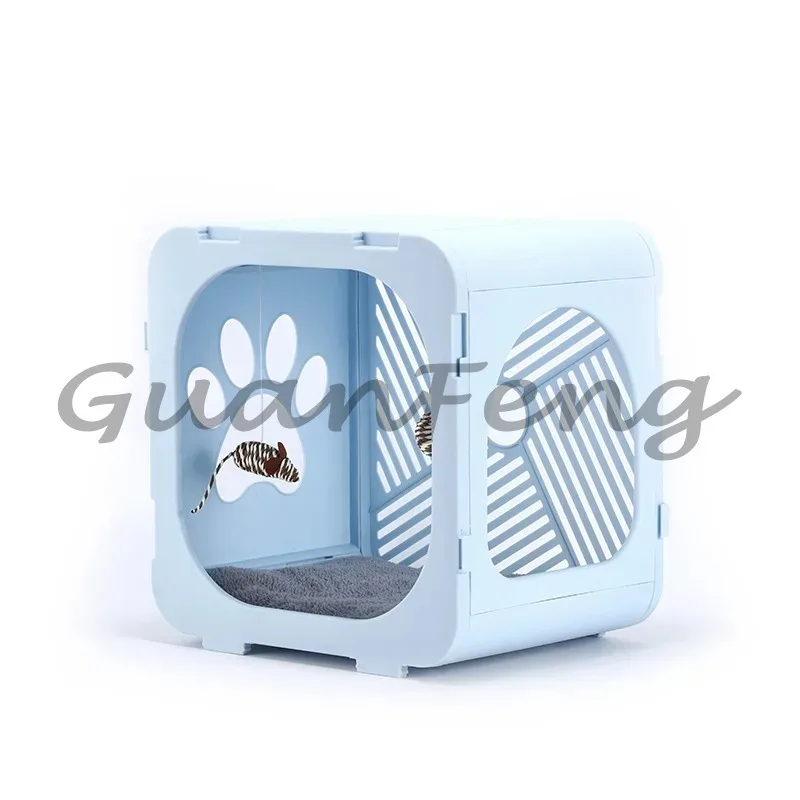 Cat litter universal in all seasons, removable and washable  litter, semi-closed cat house