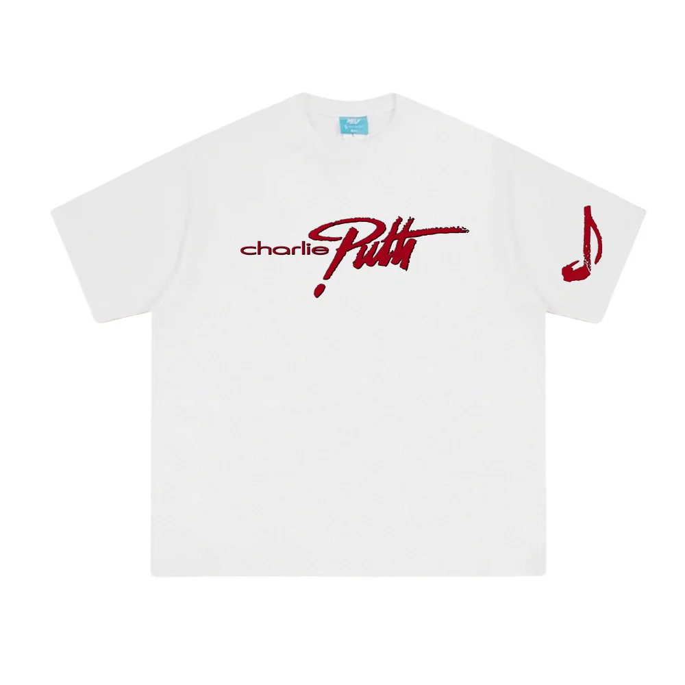 

Charlie Puth, новинка 2025, футболка высокого качества из 100% хлопка с принтом логотипа, летняя винтажная футболка с круглым вырезом, женская/мужская футболка с коротким рукавом