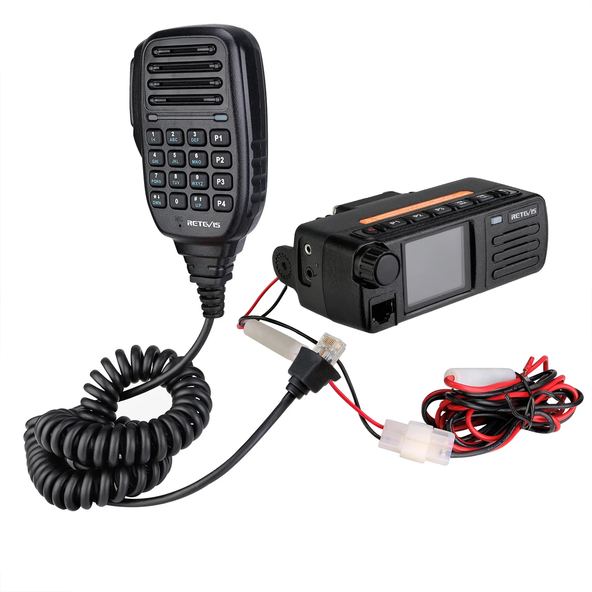 

Retevis RT73 Mini DMR Digital mobile GPS vehicle Radio transceiver small digital mobile radio for transportation logistics