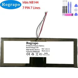 New 7.6V 5000mAh For Irbis NB144 Notebook Laptop Battery 7 PIN 7 Wire Plug Tools