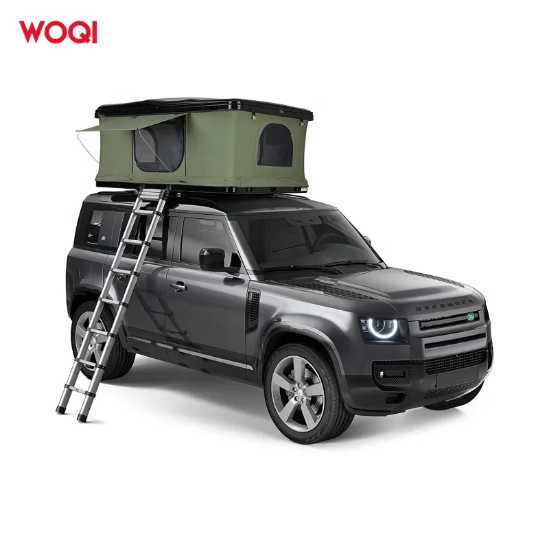 

Universal Hard Alloy Shell Automatic Hydraulic Support Camping Rooftop Tent Including Ladder