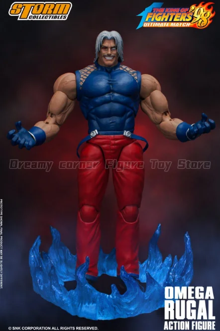 【재고 있음】오리지널 STORM COLLECTIBLES KOF98 오메가 루갈 1/12 액션 피규어 장난감 모델 선물 컬렉션