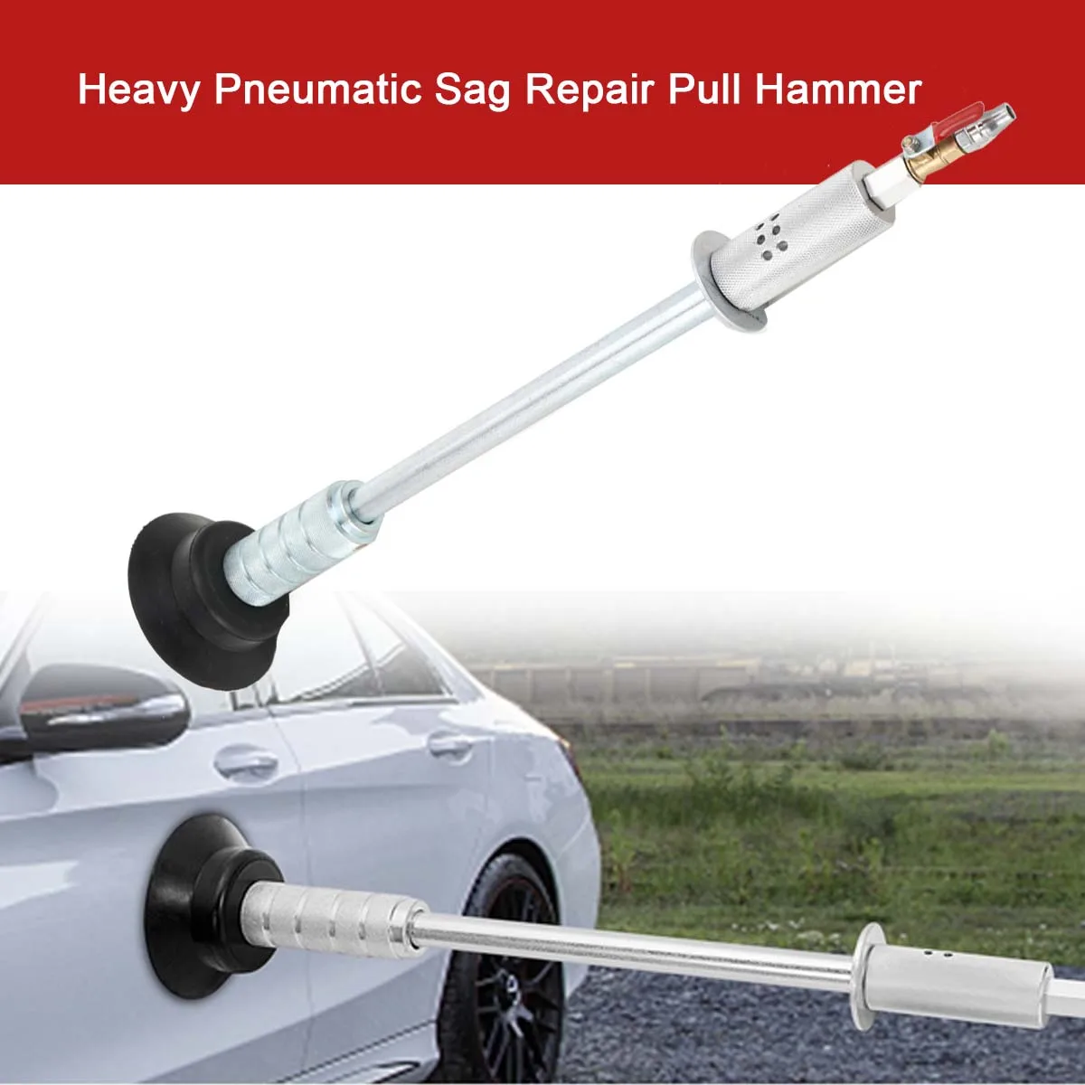 Air Pneumatic Dent Puller Car Dent Repair Slide Hammer Tool Kit High Efficiency Tools Car Auto Body Repair Suction Cup