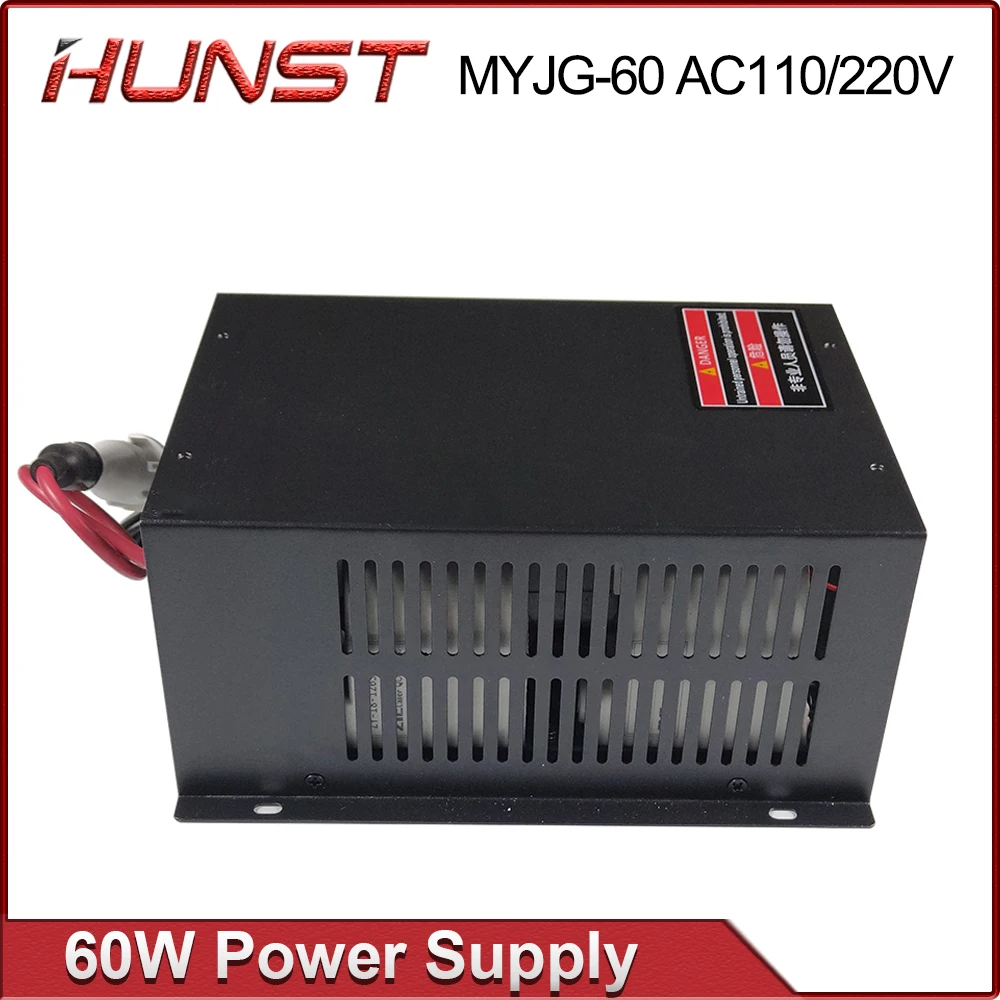 Hunst MYJG 60W CO2 Laser Power Supply 110V/220V Optional, Suitable For 50~70W Cutting And Engraving Machine