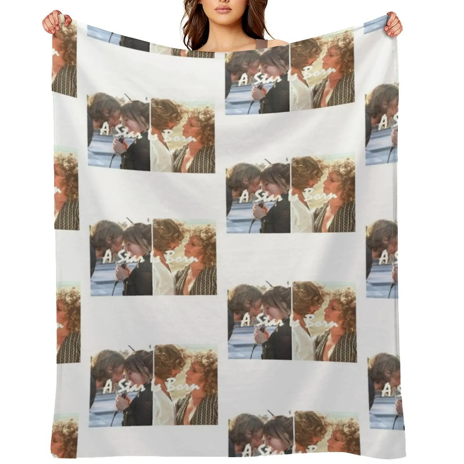 

A STAR IS BORN - BARBRA STREISAND Throw Blanket Beach Warm Extra Large Throw Custom Blankets