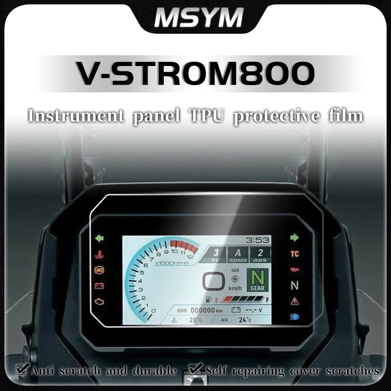 

for SUZUKI V-STROM800 Accessories Dashboard Screen Protector Instrument Film V-STROM 800 V-Strom800 v-strom800