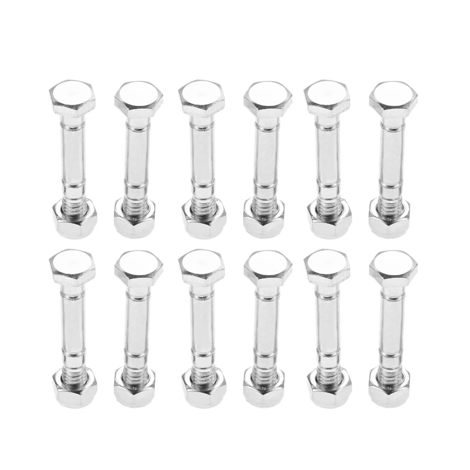 

12 комплектов 51001500 Болты штифтов с гайками, совместимые с Ariens 51001500 Детали снегоочистителя ST732 ST724 ST524 ST624 ST424 ST524