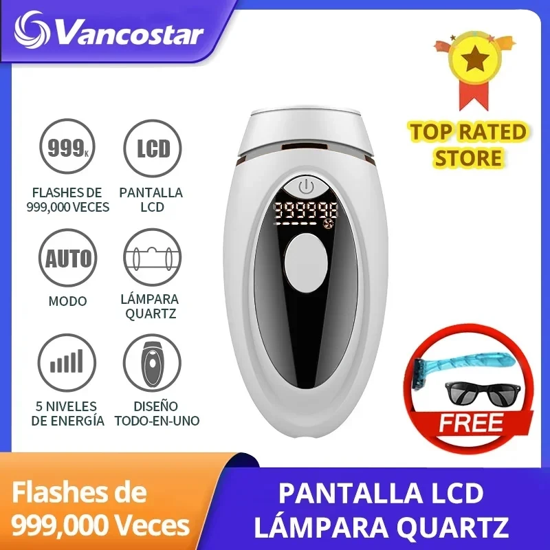 Vancostar IPL Hair Removal LCD Laser Epilator 999900 Flash Painless Permanent Trimmer for Men Women Skin Care Dropshipping