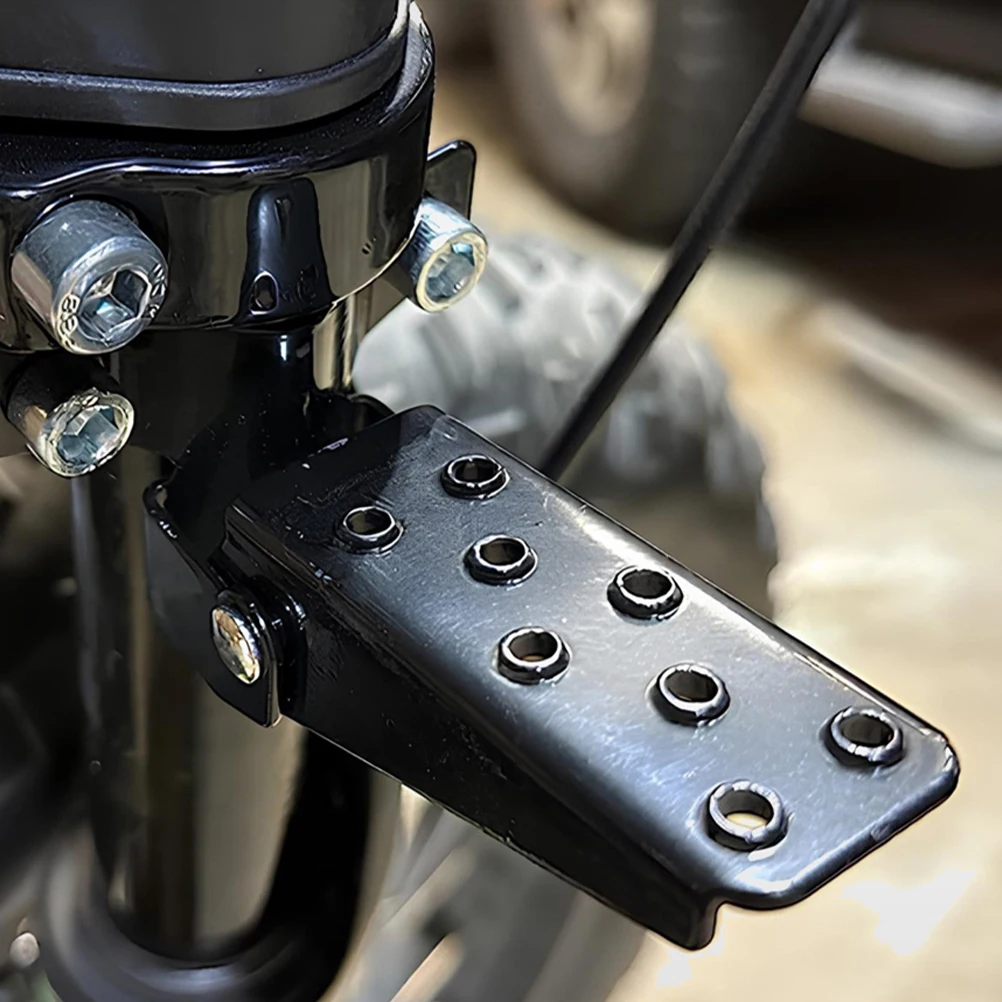 

1 Pair Foldable Steel Pegs for Mountain BMX Bicycle Rear Seat Stands Durable Black Foot Pedals Replacement Accessories