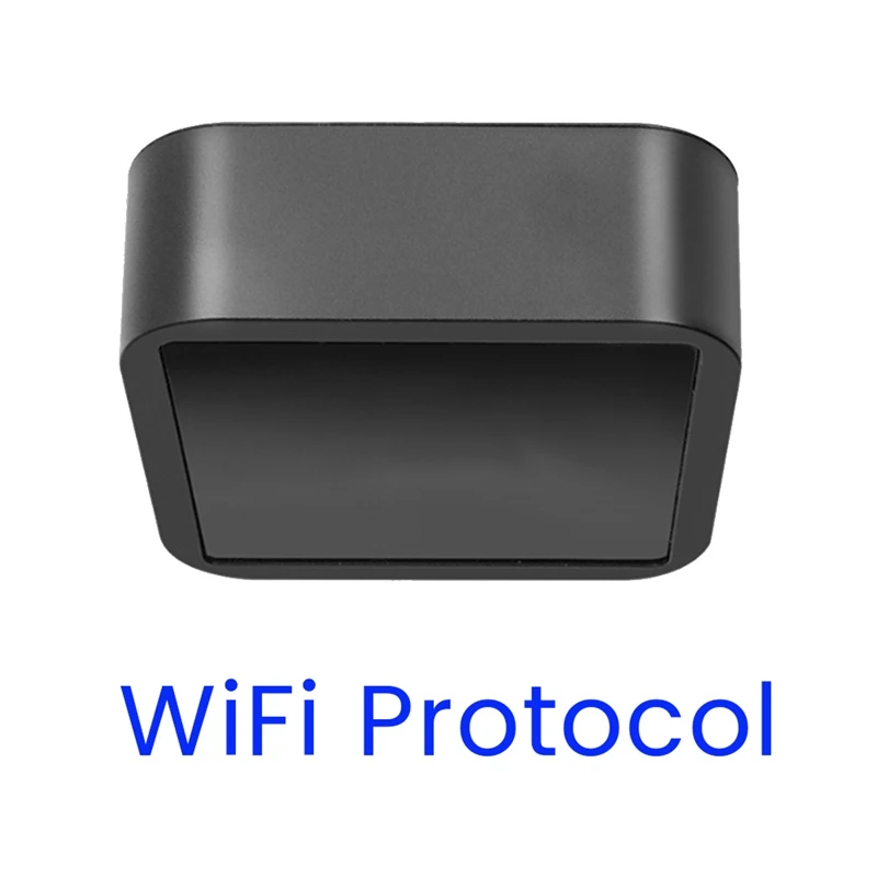 1 Piece Wifi Human Presence Sensor Mmwave Radar High Precision Sensing Smart Home Human Body Presence Sensor Support Tuya Black