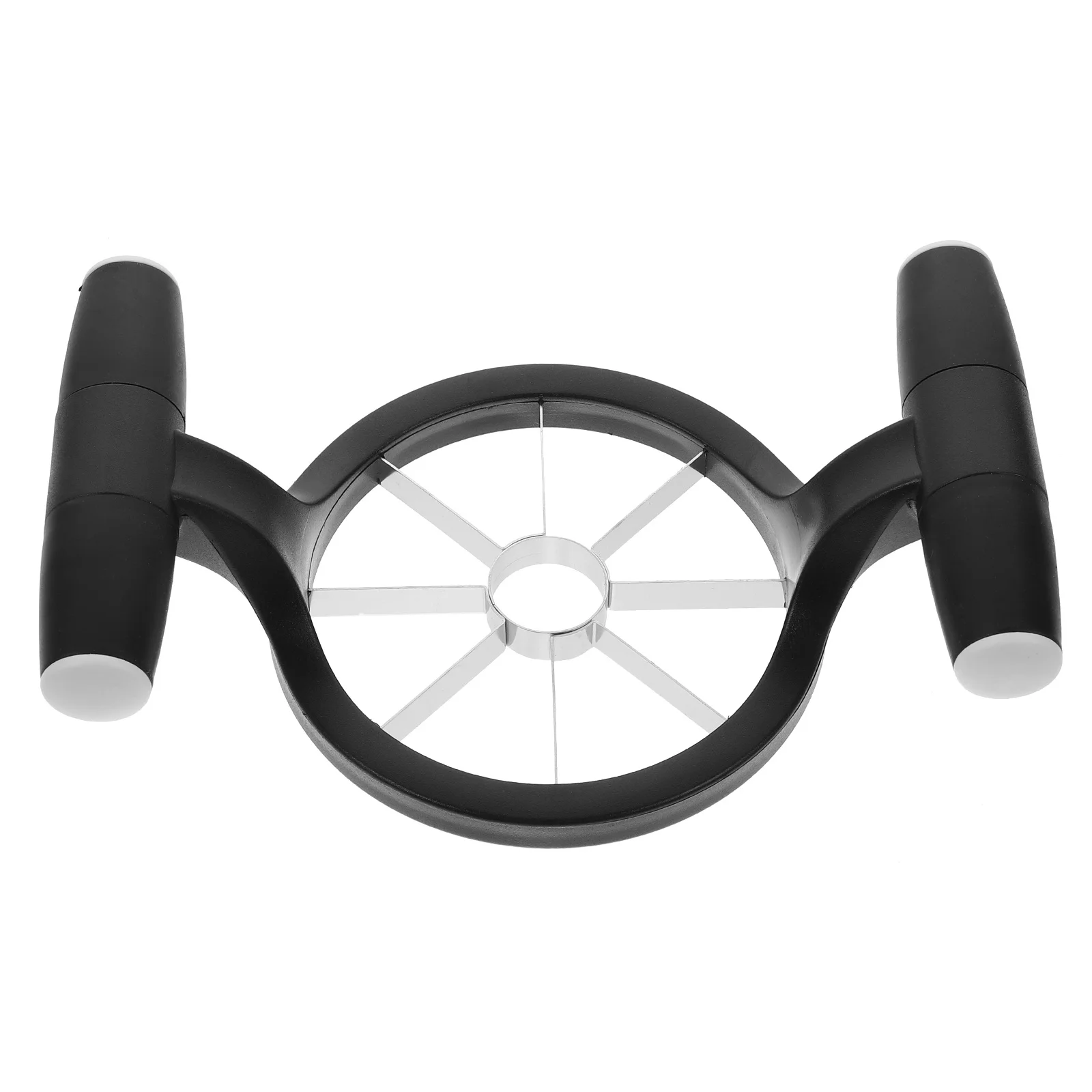 

1 pc Stainless Steel Multipurpose Fruit Cutter Black Portable Slicer For Apple Orange Pear Vegetable Kitchen Tool